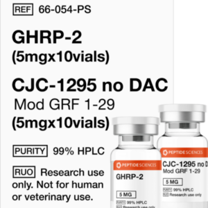 GHRP-2 (5mg x 10), CJC-1295 no DAC (5mg x 10)
